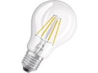 OSRAM LED žiarovka Base Classic A40, E27, 4 W, 470 lm, 2700 K, číra, 2 ks