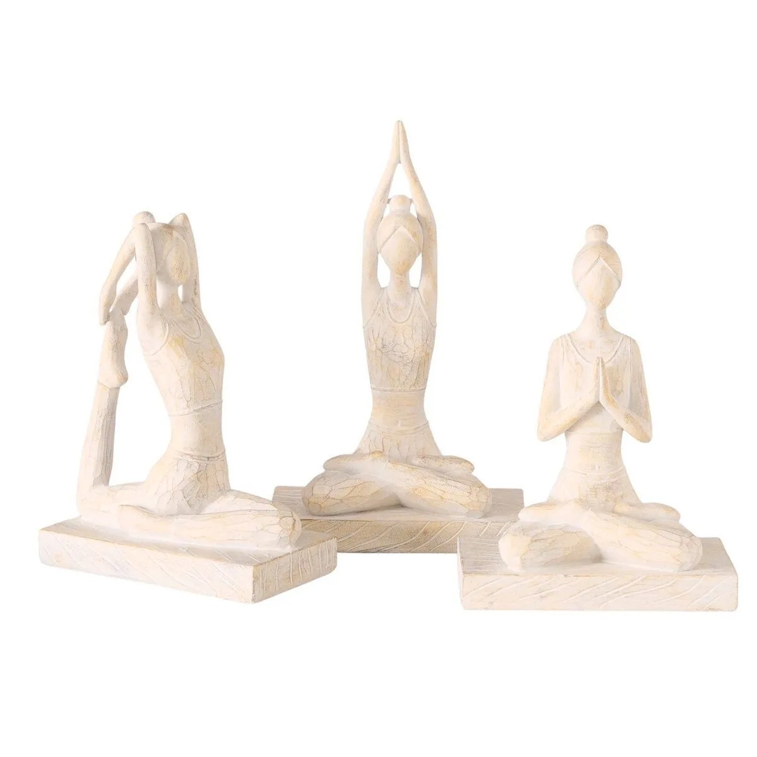E-shop Boltze Dekoratívna figúrka jogínky Yoga, rôzne druhy, 24 cm, 1 ks
