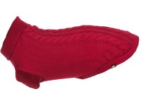 Trixie Sveter pre psov Kenton, červený, veľ. XS: 24 cm