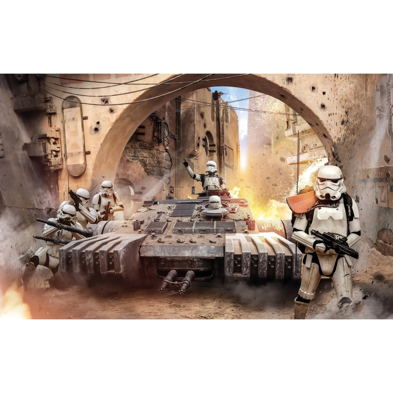 E-shop Komar Vliesová fototapeta Star Wars Tanktrooper, 400 x 250 cm
