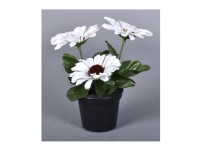 NOHEL GARDEN Umelý kvet Gerbera JESEŇ aranžmán 3 kvety v kv. 16 cm