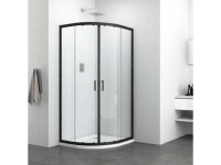 Sanotechnik Sprchovací kút bez vaničky Elite R90B, štvrťkruh, 90 x 90 x 195 cm