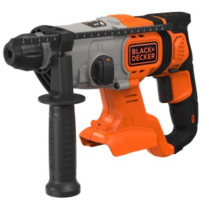 Black+Decker 18V akumulátorové kombinované kladivo BCD900B Solo na vŕtanie, vŕtanie s príklepom a sekanie.
