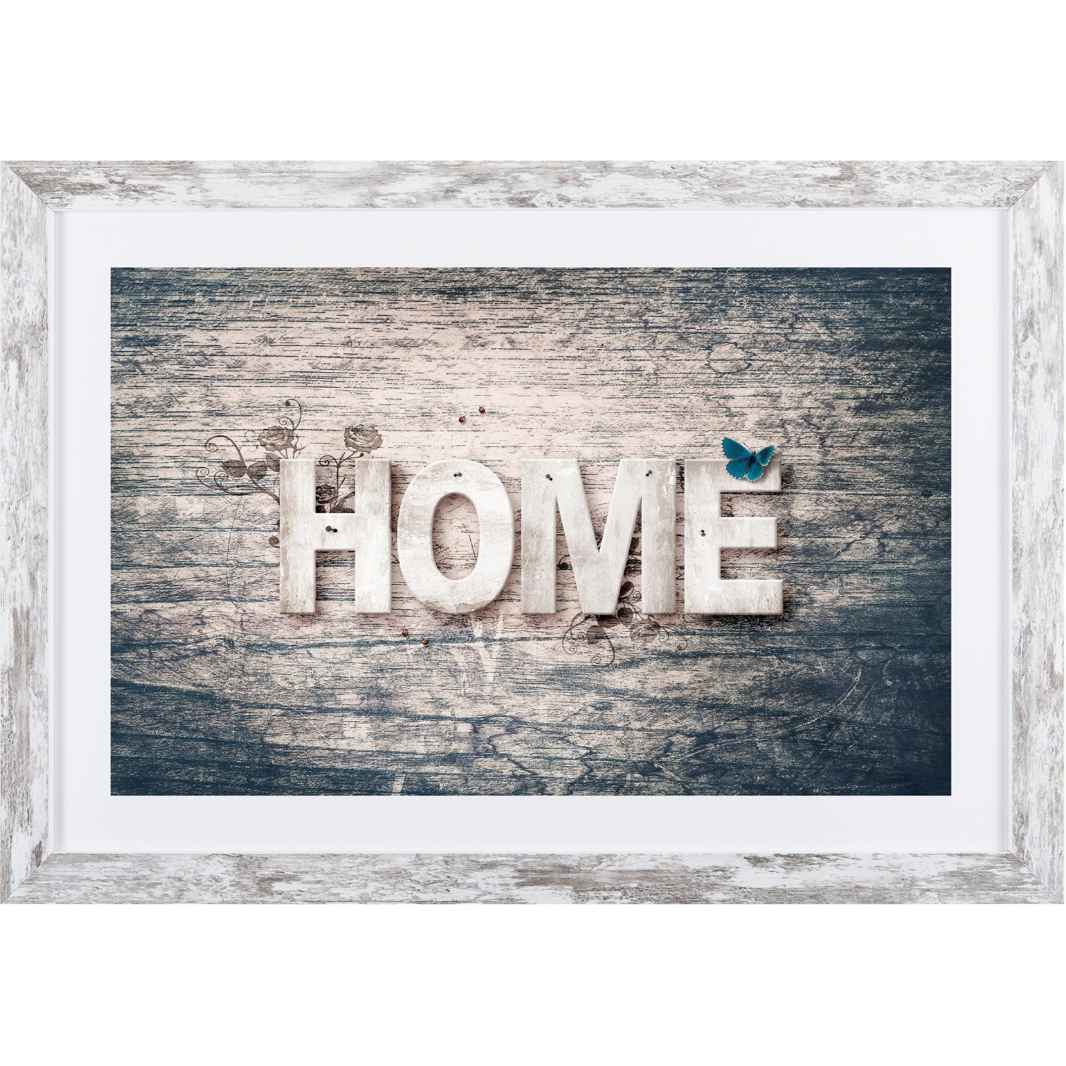 E-shop Bondecor Obraz v modernom ráme Home 37 x 53 cm