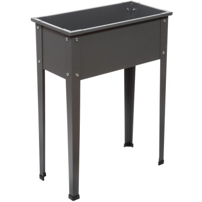 Floraworld Vyvýšený záhon Season antracitový 60 x 30 x 80 cm