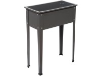 Floraworld Vyvýšený záhon Season antracitový 60 x 30 x 80 cm