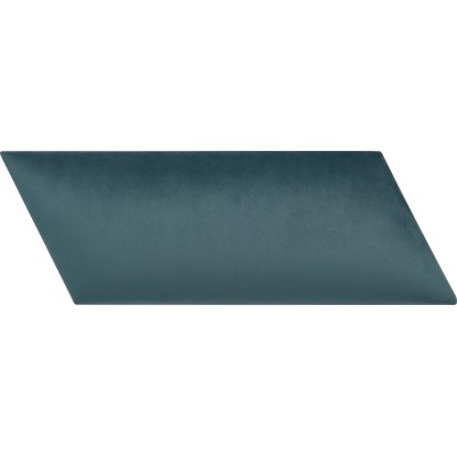 Nástenný vankúš diamant pravý 30 cm x 15 cm petrolejový zamatový