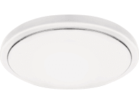Stropné LED svietidlo SOLLA II, 24W, 2400lm, 4000K, IP44, biela, pr. 33 x 6,3 cm