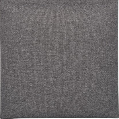 Nástenný vankúš štvorcový 30 cm x 30 cm tmavosivý štruktúrovaný