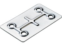 Hettich Spojovací plech pozinkovaná oceľ 1 ks, 40 x 66 mm