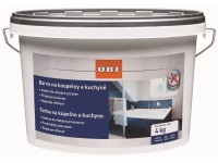 OBI Farba na kúpeľne a kuchyne biela matná 4 kg