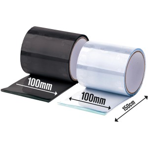 easyFix opravná páska, čierna a transparentná, 150 cm, pre jazierkové fólie a ďalšie.
