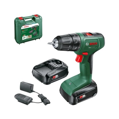 Bosch Aku vŕtací skrutkovač EasyDrill 18V-40 vr. 2 x aku 2.0 Ah a nabíjačky