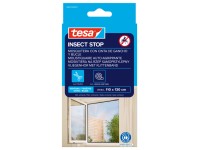 tesa Okenná sieť proti hmyzu INSECT STOP na suchý zips, antracit, 110 x 130 cm