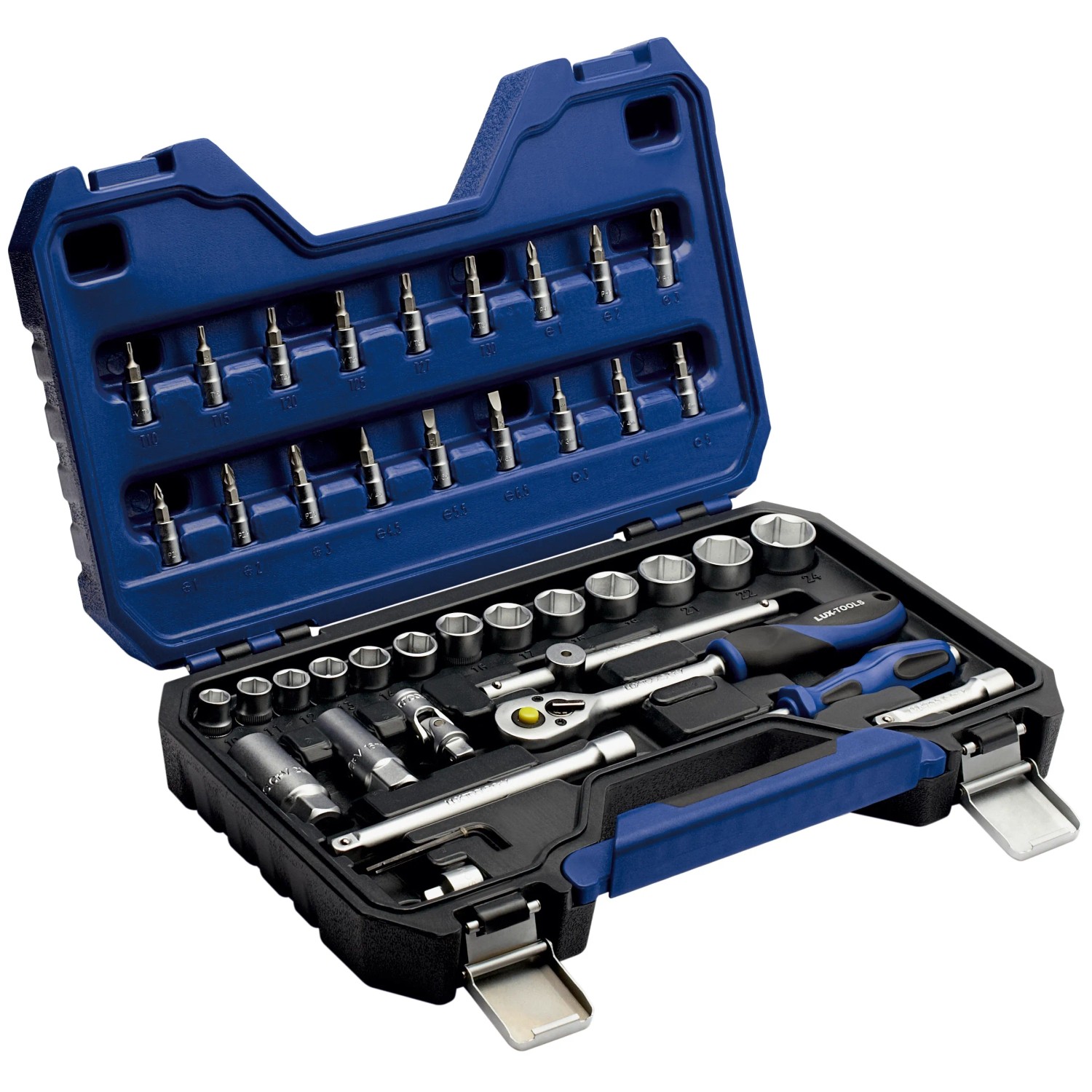 E-shop LUX-TOOLS Súprava nástrčkových kľúčov Comfort, 43dielna