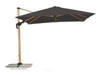 Schneider Slnečník Rhodos Twist Woody antracitový 300 x 300 cm