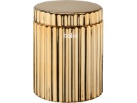 baliv Kozmetická dóza, zlatá farba, keramická, 11 x 8,5 cm