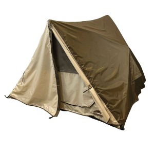 Multifunkčný stan 3v1 Claptop vo farbe khaki, kempingový stan so sieťou proti komárom a slnečnou ochranou.