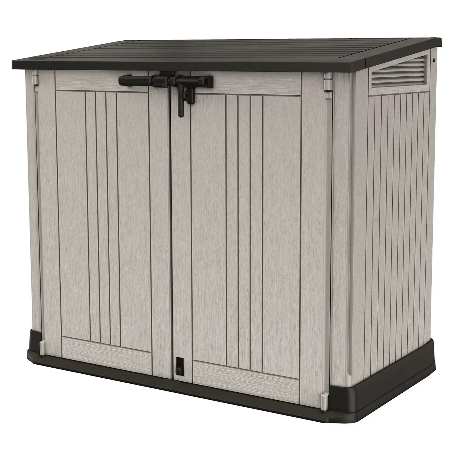 E-shop KETER Záhradný box Store It Out Midi Prime, antracit/sivá, 132 x 71,5 x 113,5 cm