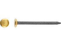LUX-TOOLS Oceľ. klinec so šošovk. pomosadz.hlav. brynier.oceľ pr. 2,0x25mm, 20ks