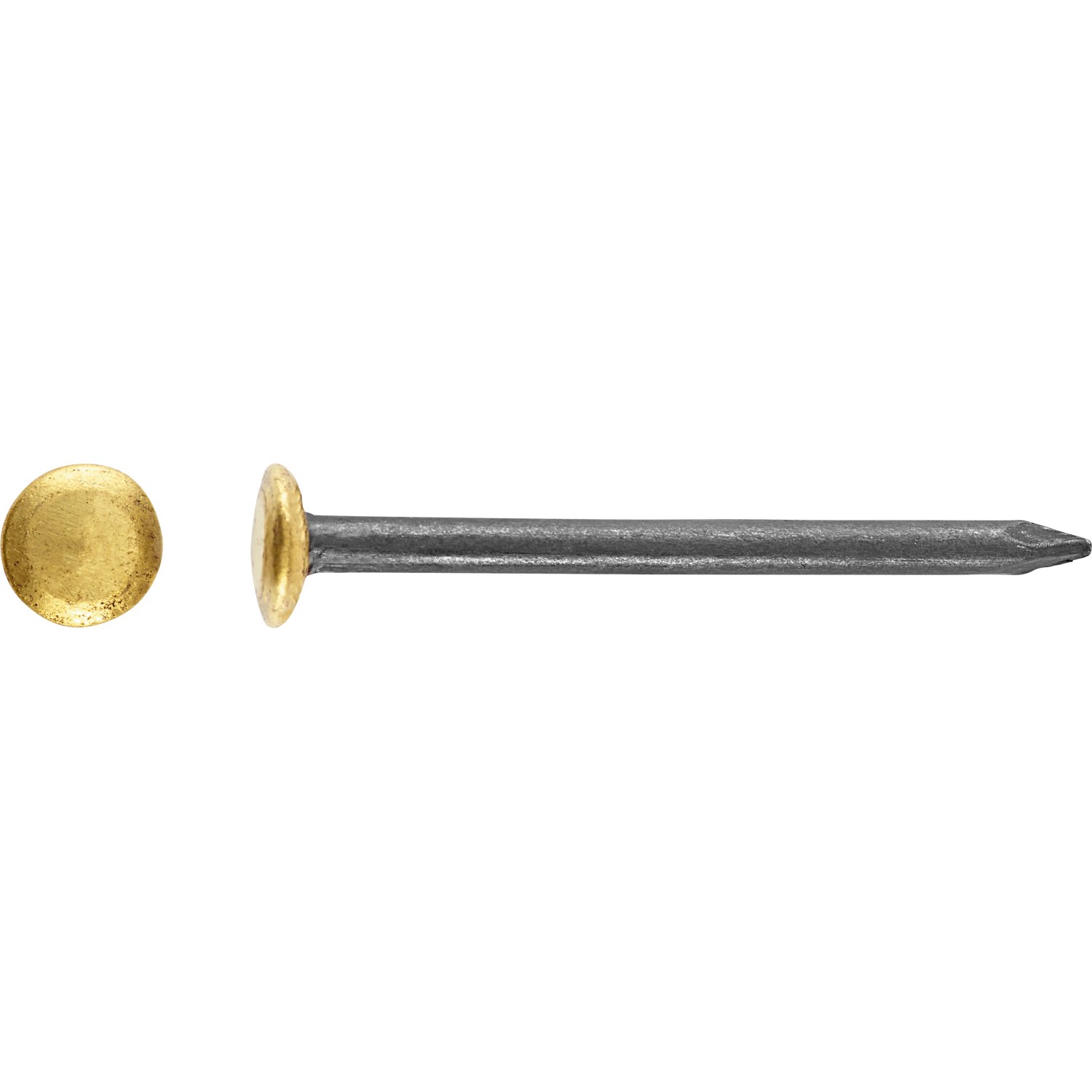 E-shop LUX-TOOLS Oceľ. klinec so šošovk. pomosadz.hlav. brynier.oceľ pr. 2,0x25mm, 20ks