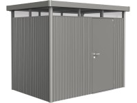 Biohort Plechový domček HighLine H2 stand. dvere, krem.sivá, 275 x 195 x 222 cm