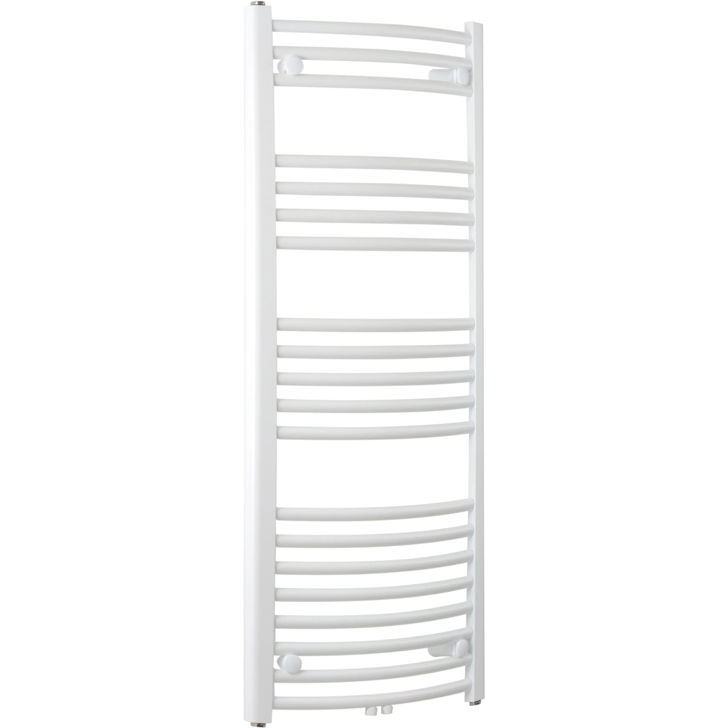 E-shop Sanotechnik Kúpeľňový radiátor Bari B710, oblý, biela, stred.pr., 118,8 x 60 cm