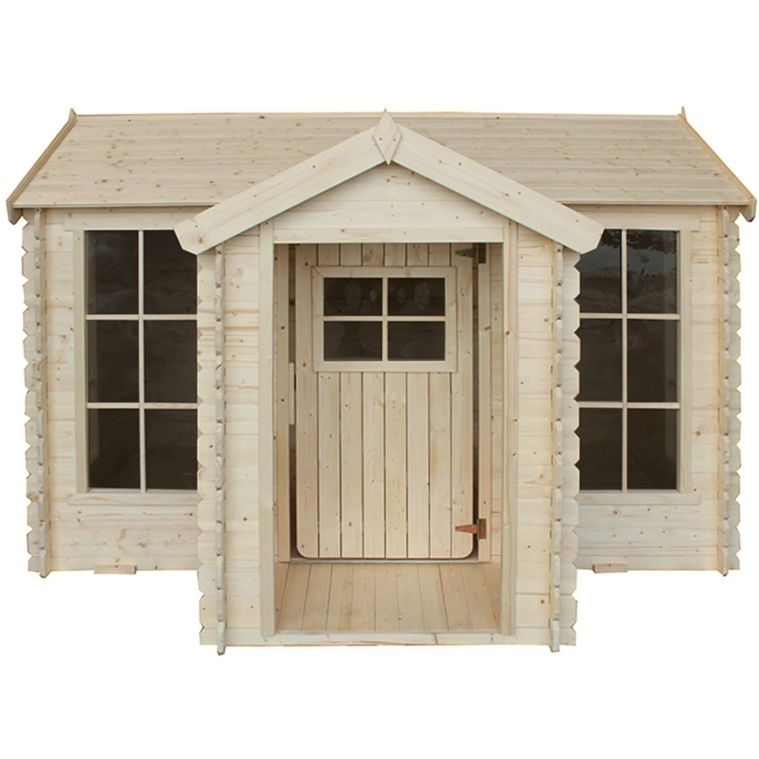 E-shop Timbela Drevený domček pre deti M520 s podlahou, 223 x 118 cm