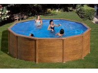 Summer Fun Súprava s bazénom a oceľovým plášťom Rhodos, priemer 460 cm x 120 cm