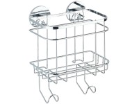 Wenko Kôš na stenu Turbo-Loc s háčikmi lesklá ušľachtilá oceľ