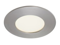 Briloner LED vstavané svietidlo FLAT IN nikel, 3 ks, 85 x 25 mm