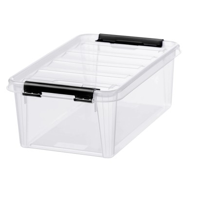 SmartStore Skladovací box Classic s vekom, transparentný, 19 x 30 x 11 cm, 4 l