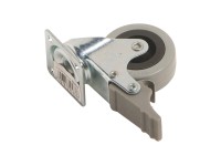 OBI Otočné koliesko s doštičkou, brzdou a klzným ložiskom, pr. 50 mm, 35 kg