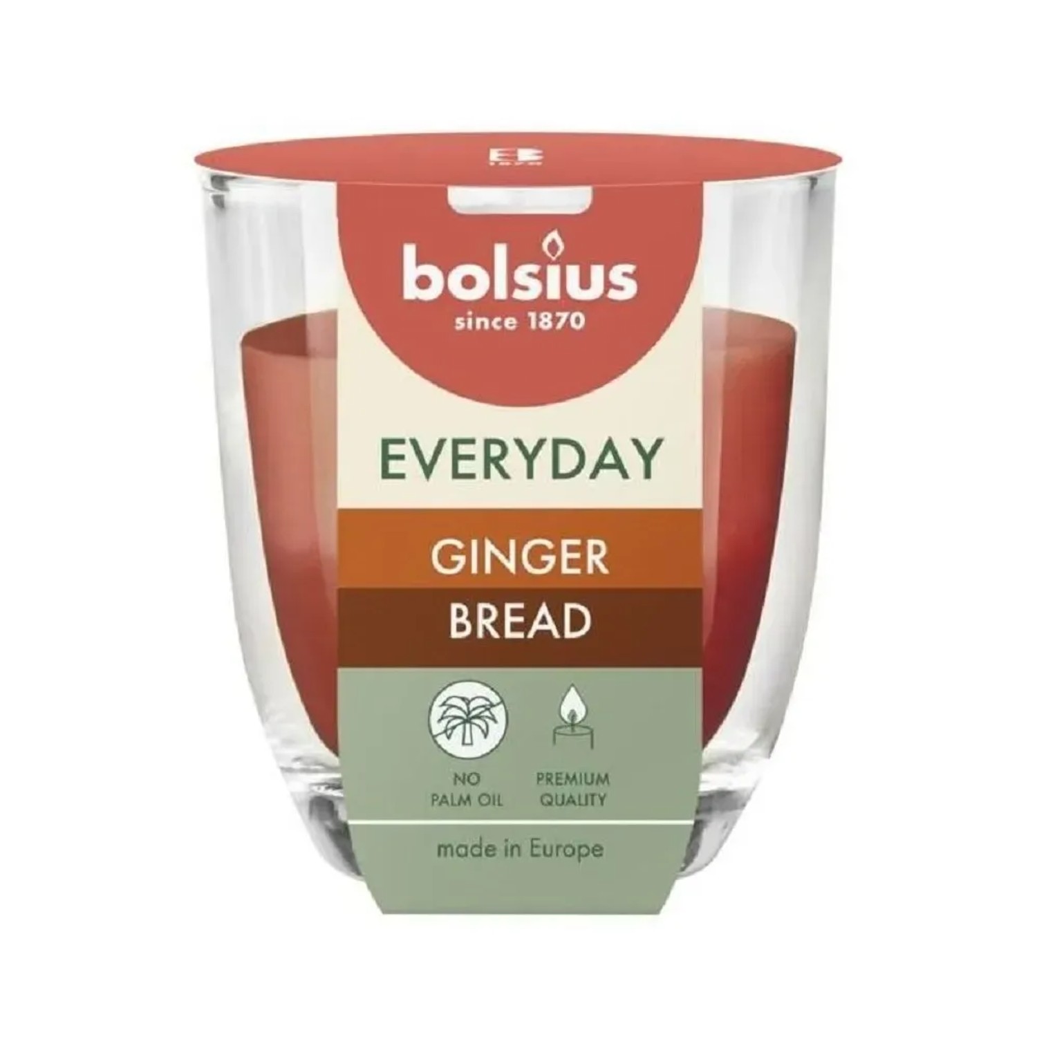 E-shop Bolsius Everyday Vonná sviečka v skle Ginger bread, 300 g