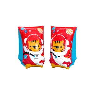 Plávacie rukávniky Bestway Astro Tiger pre deti (5-12 rokov) s motívom tigra-astronauta.