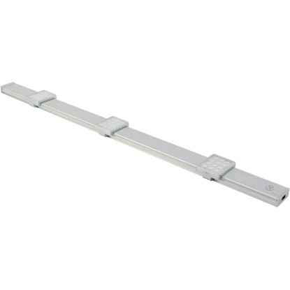 LED podlinkové svietidlo LightRacer 2 strieborné 76 cm