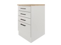 Flex-Well Kuchynská skrinka Lund spodné zásuvky 50 x 85 x 57,1 cm Flex-Well Kuchynská skrinka Lund spodné zásuvky 50 x 85 x 57,1 cm