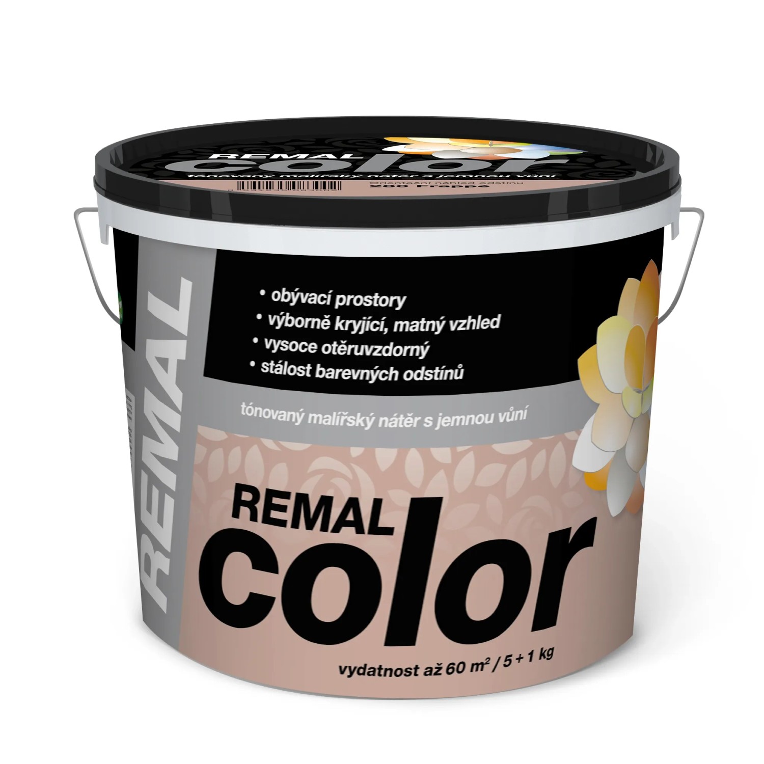 E-shop REMAL Color Tónovaný maliarsky náter s jemnou vôňou, 280 Frappé, 5 + 1 kg