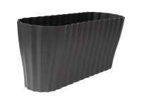 Kvetináč Triola pre orchidey 38 cm, antracitový Kvetináč Triola pre orchidey 38 cm, antracitový