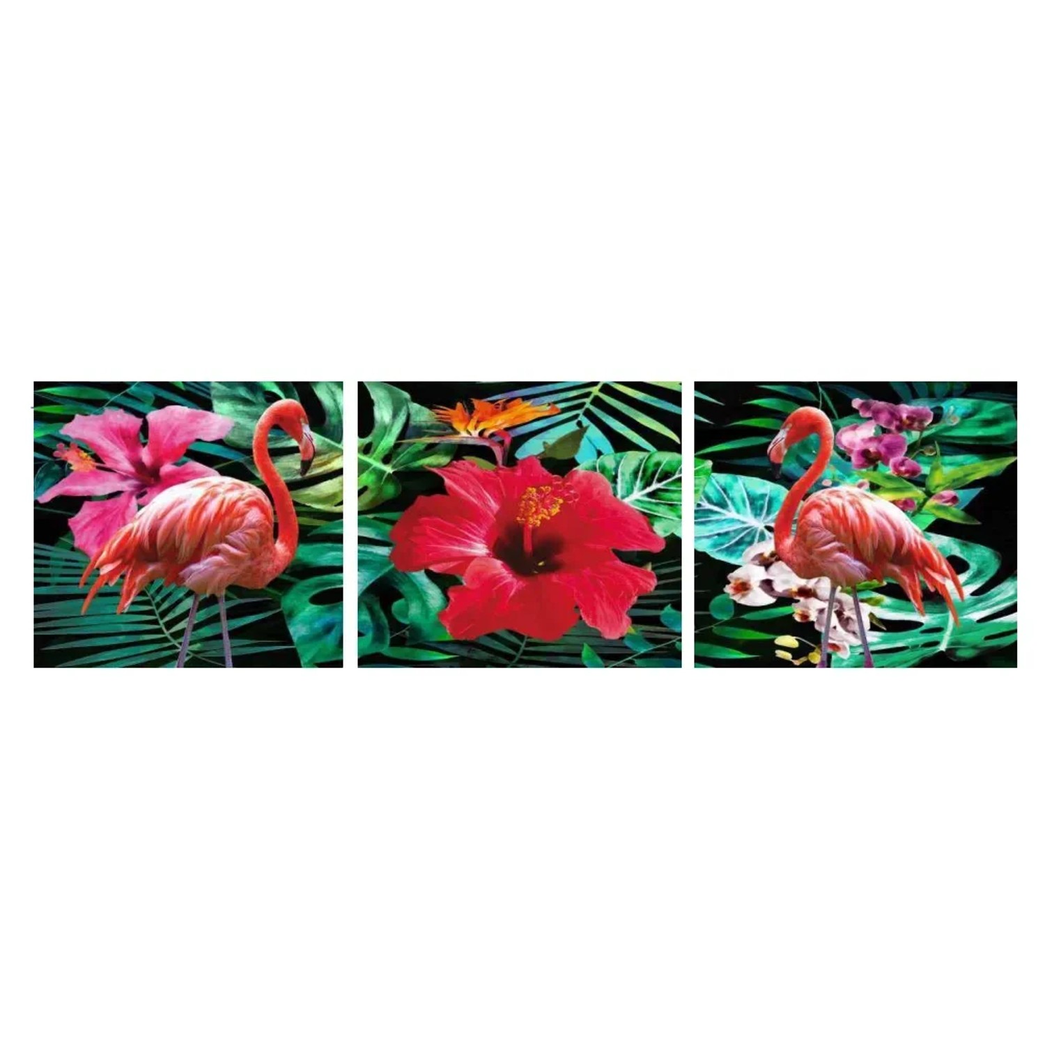 E-shop Bondecor 3dielna súprava obrazov Animal 30 x 90 cm