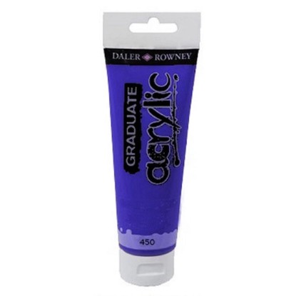 Daler Rowney Akrylová farba GRADUATE fialová, 120 ml