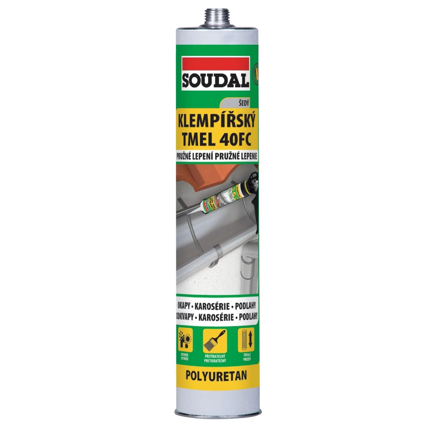E-shop SOUDAL Klampiarsky tmel 40FC, 280 ml