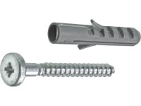 Hettich Skrutka pr. 5,5 x 50 mm s hmoždinkou 8 mm, 4 ks
