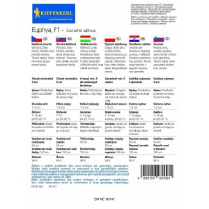 Obrázok semien uhorky Kiepenkerl Euphya F1, Zeleninová semena.