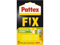 Pattex Montážne lepiace prúžky Super Fix, nosnosť 2 kg, 19 x 40 mm
