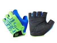 CAPPA Cyklistické rukavice chlapčenské, modrá/zelená, veľ. 7-8