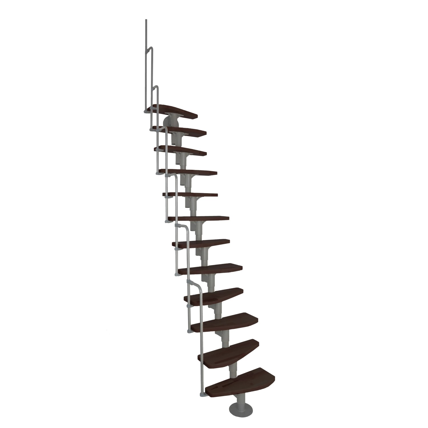 E-shop Minka STAIRS Modulové schodisko Monaco orech/sivá, 293,8 cm