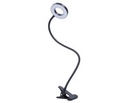 Solight LED stolná lampa s klipom 8W 300lm 3000-5000K čierna 63 x 11 x 90 cm