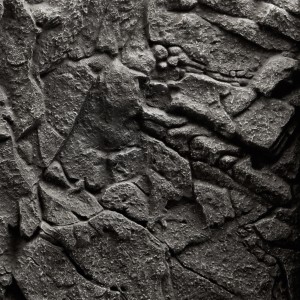 Juwel pozadie do akvária Stone Granite Čierna, 60x55cm, štruktúra skaly.