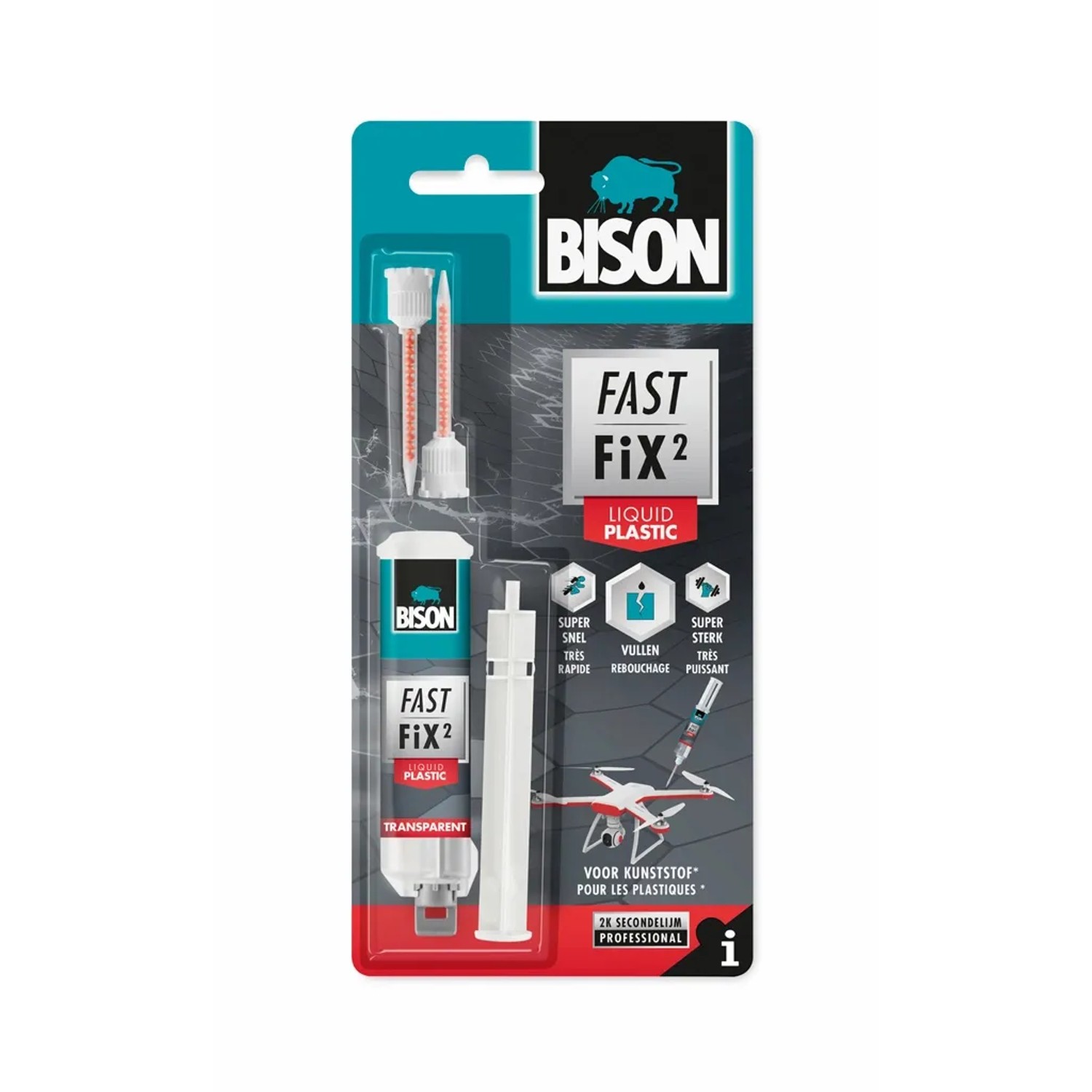 E-shop BISON Lepidlo FAST FIX PLASTIC, 10 g